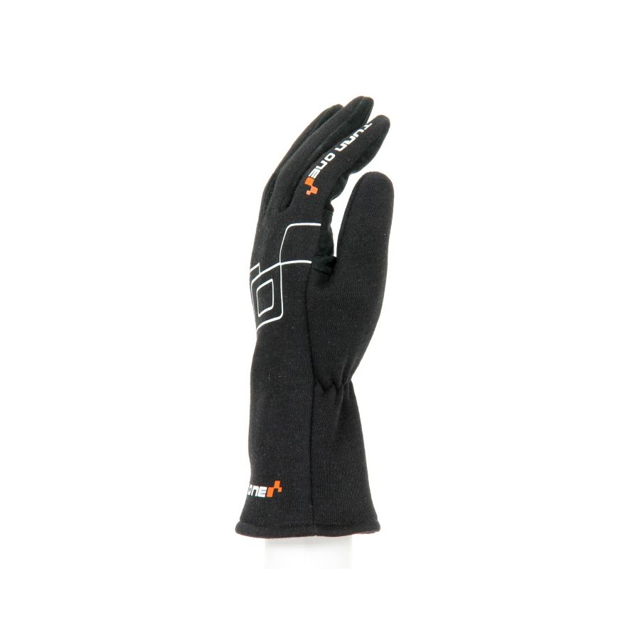 turn one basic gloves black side