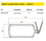 OMP SST7 Μηχανικό Σύστημα Πυρόσβεσης 3kg - Image 2