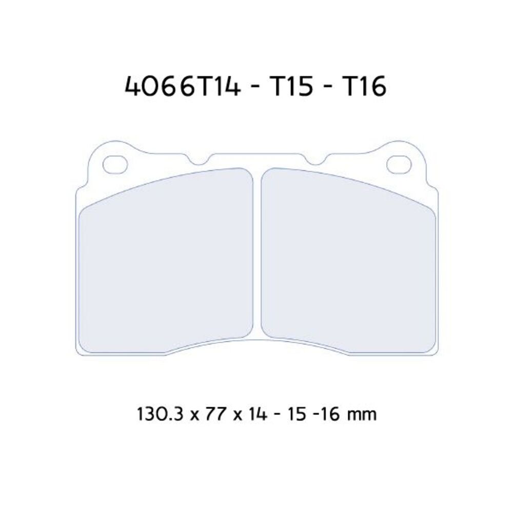4066T14 CL Brakes 4066T14 Τακάκια - Image 1