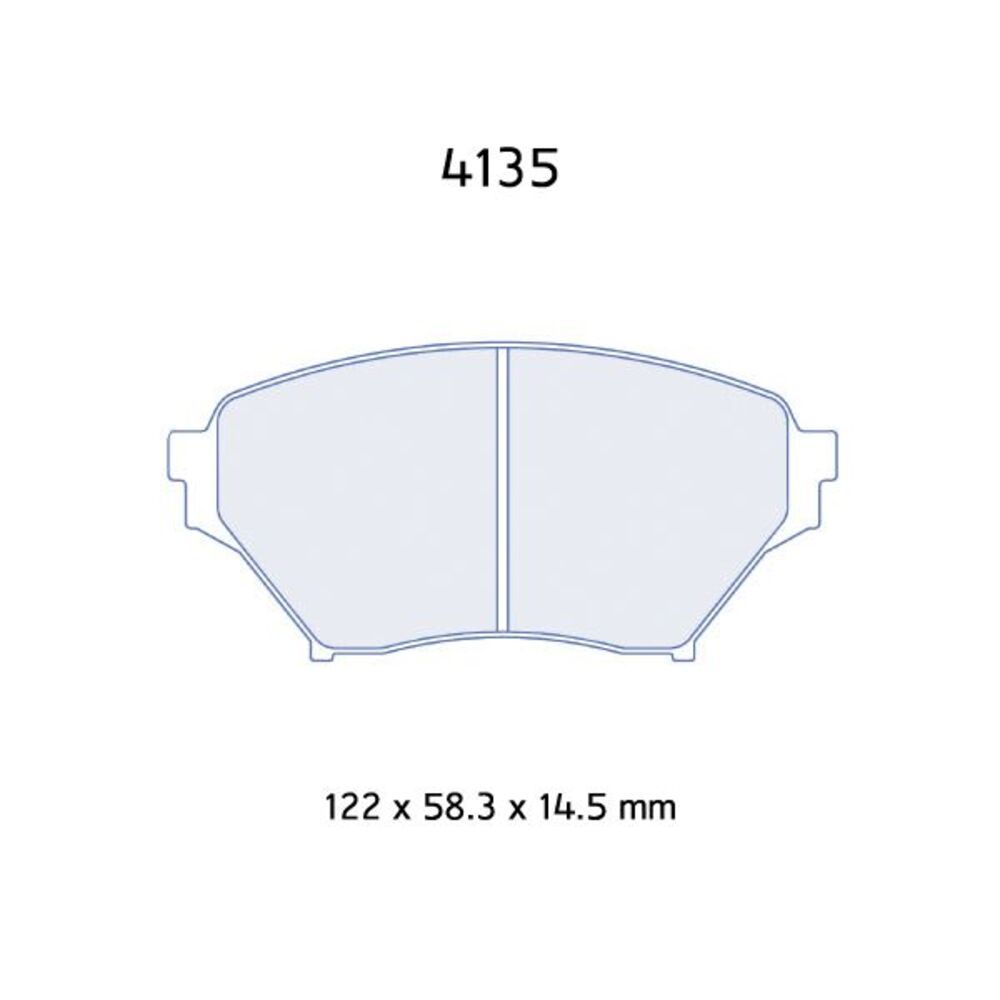 4135 CL Brakes 4135 Τακάκια - Image 1