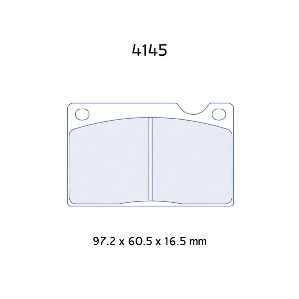 4145 CL Brakes 4145 Τακάκια - Image 1